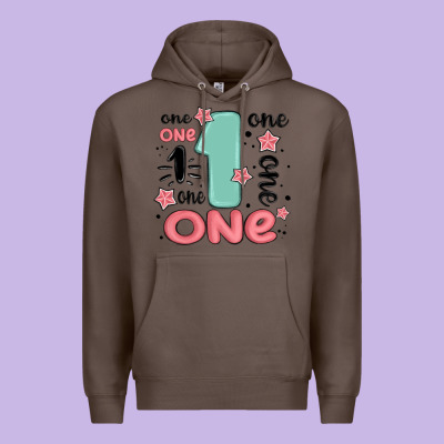 One  One One One Premium Hoodie Designed By Maliassmallbusiness