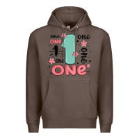 Coffee one  one one one Premium Hoodie - MaliasSmallBusiness