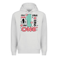 Dove Grey one  one one one Premium Hoodie - MaliasSmallBusiness