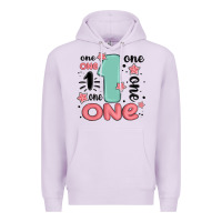 Lilac one  one one one Premium Hoodie - MaliasSmallBusiness