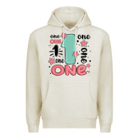 Oatmeal Heather one  one one one Premium Hoodie - MaliasSmallBusiness