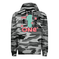 Slate Camo one  one one one Premium Hoodie - MaliasSmallBusiness
