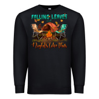 Black falling leaves and nights like this Premium Sweatshirt - BundleAndBundleShop