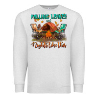 Oatmeal Heather falling leaves and nights like this Premium Sweatshirt - BundleAndBundleShop