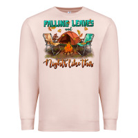Pale Pink falling leaves and nights like this Premium Sweatshirt - BundleAndBundleShop