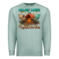 Seafoam falling leaves and nights like this Premium Sweatshirt - BundleAndBundleShop