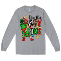 Heather Grey im the sassy one elf Long Sleeve Tee - Zillion Design Studio