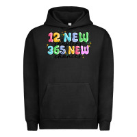 Pigment Black 12 new chapter 365 new chances Urban Hoodie - MaliasSmallBusiness