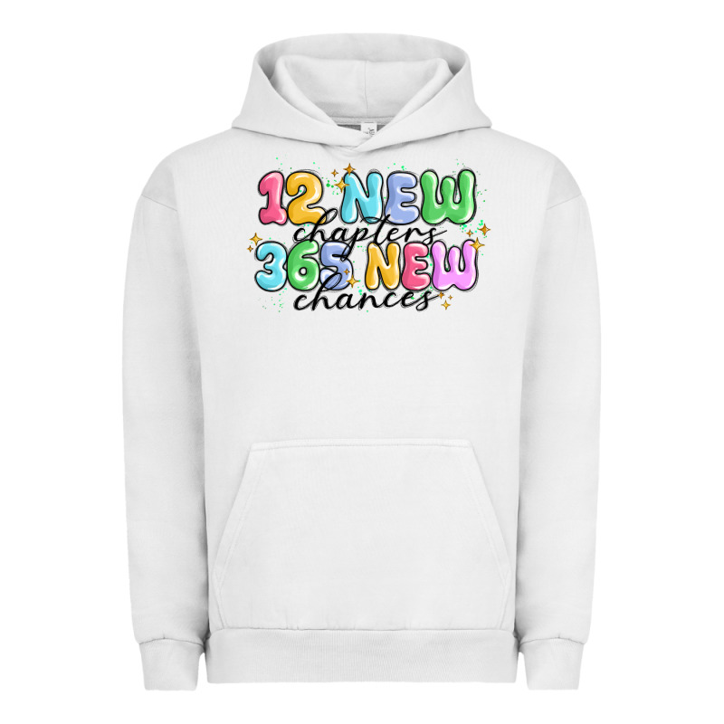 12 New Chapter 365 New Chances Urban Hoodie by MaliasSmallBusiness | Teevron