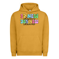 Pigment Peanut Butter 12 new chapter 365 new chances Urban Hoodie - MaliasSmallBusiness
