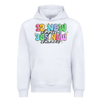 White 12 new chapter 365 new chances Urban Hoodie - MaliasSmallBusiness