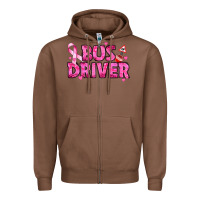 Chestnut breast cancer bus driver Zipper Hoodie - texasbilliewilder