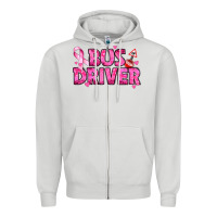 Breast Cancer Bus Driver Zipper Hoodie | Teevron