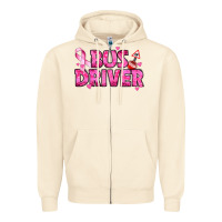 Sandshell breast cancer bus driver Zipper Hoodie - texasbilliewilder