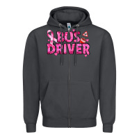 Smoke breast cancer bus driver Zipper Hoodie - texasbilliewilder