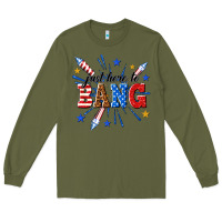 Army Green just here to bang Long Sleeve Tee - texasbilliewilder