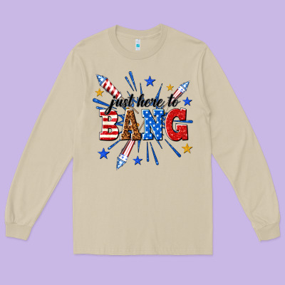 Long Sleeve Tee just here to bang