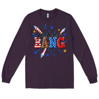 Plum just here to bang Long Sleeve Tee - texasbilliewilder