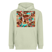 Matcha football leopard cowhide Heavyweight Hoodie - JahusDesignShop