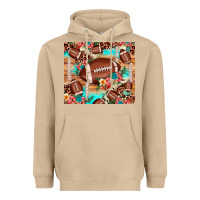Mushroom football leopard cowhide Heavyweight Hoodie - JahusDesignShop