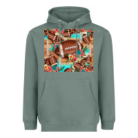 Sage football leopard cowhide Heavyweight Hoodie - JahusDesignShop