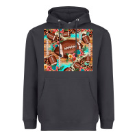 Smoke football leopard cowhide Heavyweight Hoodie - JahusDesignShop