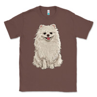 Chestnut white pomeranian Classic Tee - RanaPortraitStore