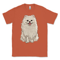 Copper white pomeranian Classic Tee - RanaPortraitStore