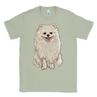 Matcha white pomeranian Classic Tee - RanaPortraitStore