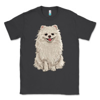 Smoke white pomeranian Classic Tee - RanaPortraitStore