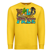 Lemon wild and free with cactus Premium Sweatshirt - AdoDesignShop
