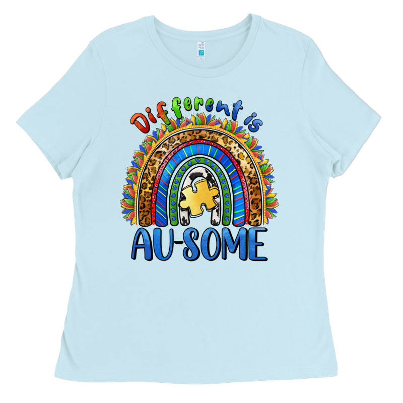 Different Is Ausome Ladies Tee by BarkalooDesign | Teevron