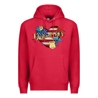 Cardinal 911 dispatcher Premium Hoodie - MaliasSmallBusiness