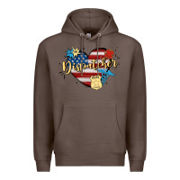 Coffee 911 dispatcher Premium Hoodie - MaliasSmallBusiness