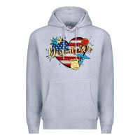 Heather Grey 911 dispatcher Premium Hoodie - MaliasSmallBusiness