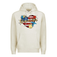 Oatmeal Heather 911 dispatcher Premium Hoodie - MaliasSmallBusiness
