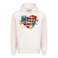 Pale Pink 911 dispatcher Premium Hoodie - MaliasSmallBusiness