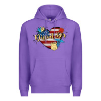 Purple 911 dispatcher Premium Hoodie - MaliasSmallBusiness