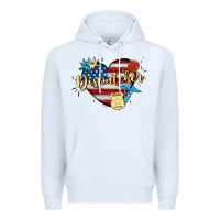 White 911 dispatcher Premium Hoodie - MaliasSmallBusiness