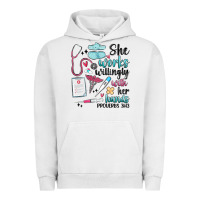 Pigment Lunar Rock she works willingly with her hands Urban Hoodie - MaliasSmallBusiness