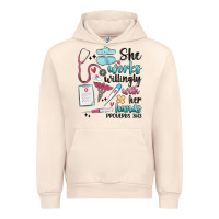 Sandshell she works willingly with her hands Urban Hoodie - MaliasSmallBusiness