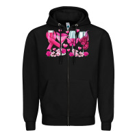 Black breast cancer wine glasses Zipper Hoodie - texasbilliewilder