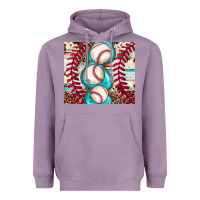 Lavender baseball leopard cowhide turquoise Heavyweight Hoodie - JahusDesignShop