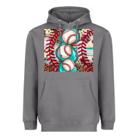 Storm baseball leopard cowhide turquoise Heavyweight Hoodie - JahusDesignShop