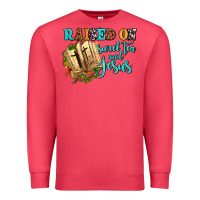 Cardinal raised on sweet tea and jesus Premium Sweatshirt - AdoDesignShop