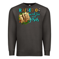 Smoke raised on sweet tea and jesus Premium Sweatshirt - AdoDesignShop
