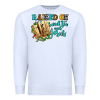 White raised on sweet tea and jesus Premium Sweatshirt - AdoDesignShop