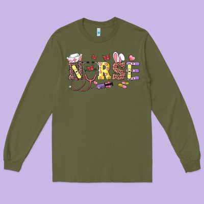 Long Sleeve Tee easter nurse