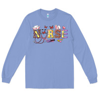 Colony Blue easter nurse Long Sleeve Tee - RanaPortraitStore
