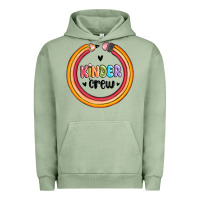 Pigment Oil Green kinder crew Urban Hoodie - MaliasSmallBusiness